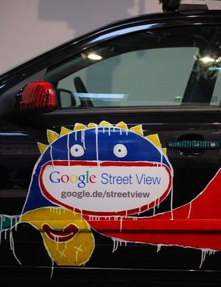 Die Autos von Google-Streetview auf der CeBit 2010