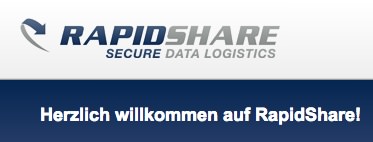 Screenshot von Rapidshare.com