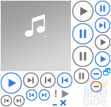 <small>So könnte der SkyDrive-Player aussehen</small>