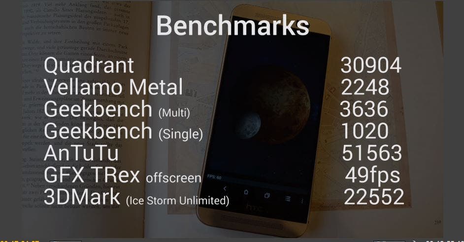 HTC One M9 - Benchmark-Resultate