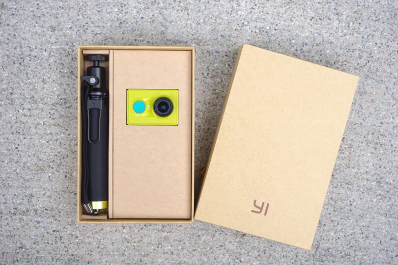 Xiaomi Yi Camera Verpackung ausgepackt