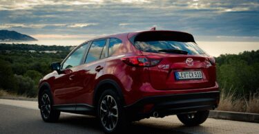 2015 Mazda CX-5 Skyactiv-D 150 AWD - Ansicht hinten links schräg