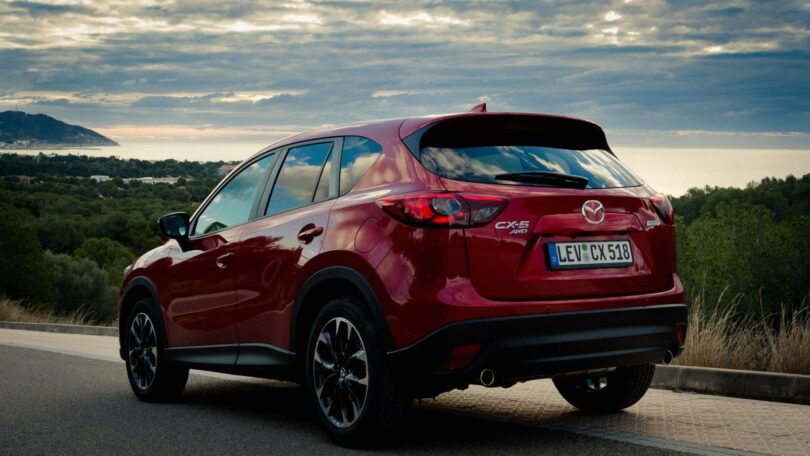 2015 Mazda CX-5 Skyactiv-D 150 AWD - Ansicht hinten links schräg