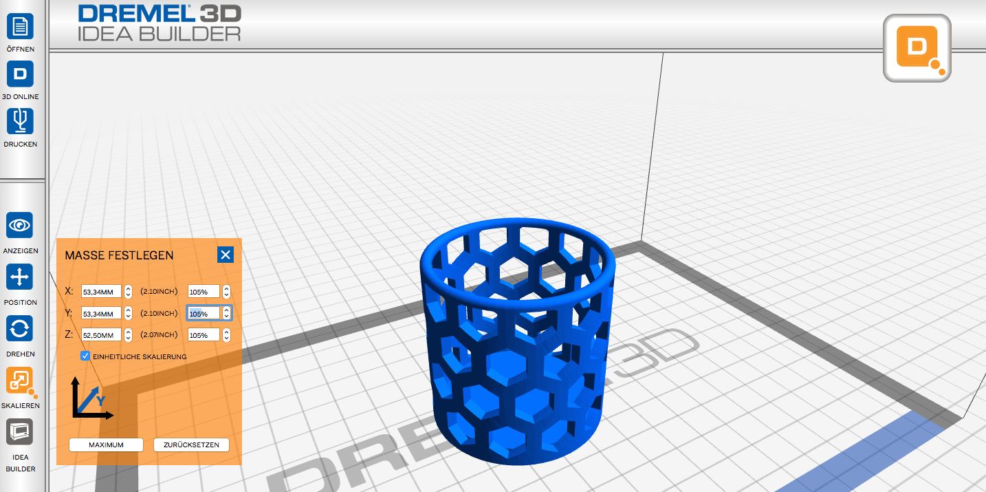 Dremel 3D-Drucker Software