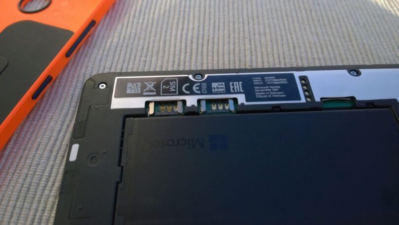 SIM-Slot Microsoft Lumia 640XL