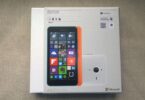 Box Lumia 640XL Rückseite