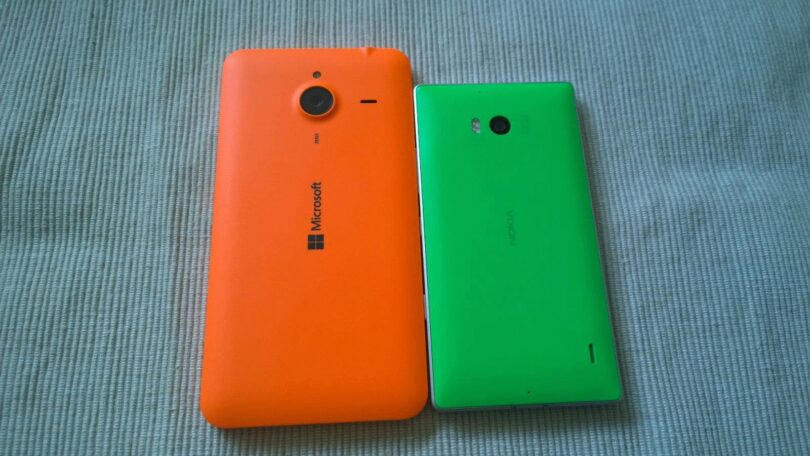 Rückseiten Lumia 640XL und Lumia 930