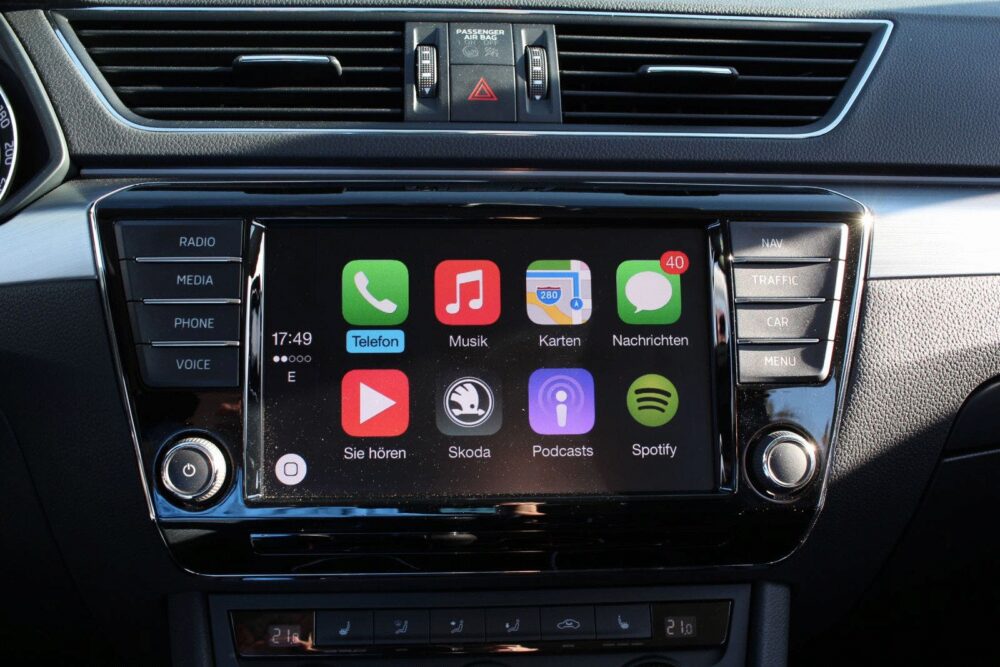 Angetestet Apple CarPlay im neuen Skoda Superb (2015)