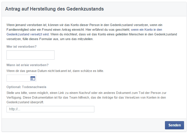 Facebook_Gedenkstatus