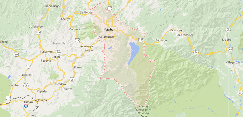 Hier ist Marinela aktuell: Pasto, Kolumbien