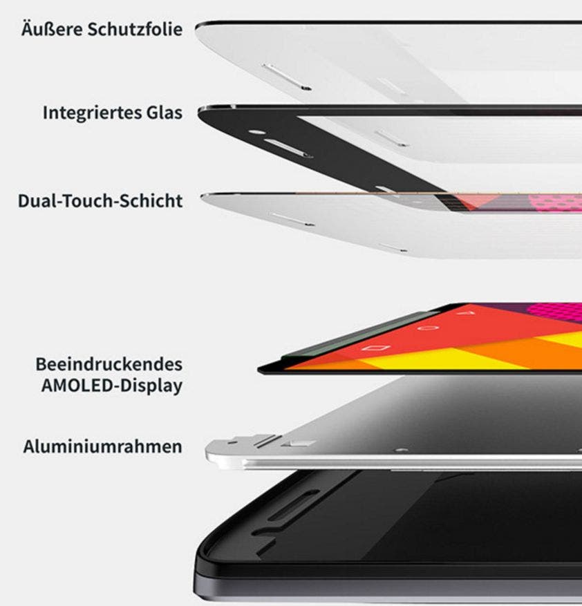 Moto X Force Aufbau Display