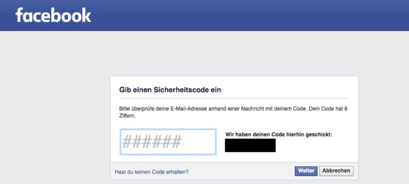 Facebook Bug Hack Facebook-Konto Passwort