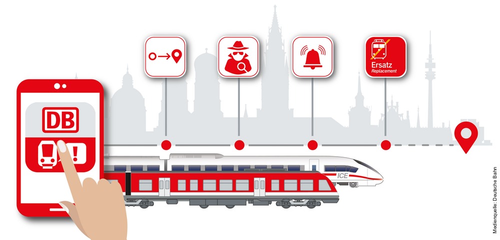 App "Streckenagent" von DB Regio Bayern