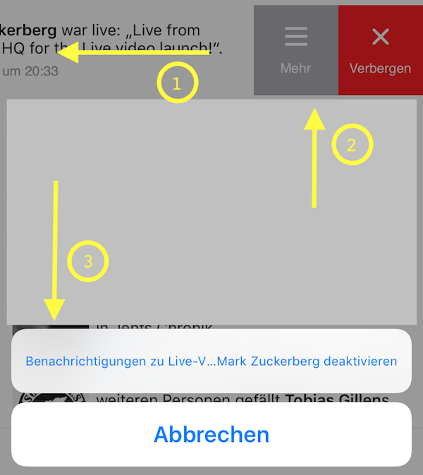 Facebook war live Benachrichtigungen deaktivieren