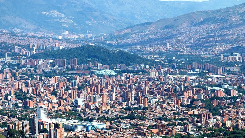 Medellín Luftansicht