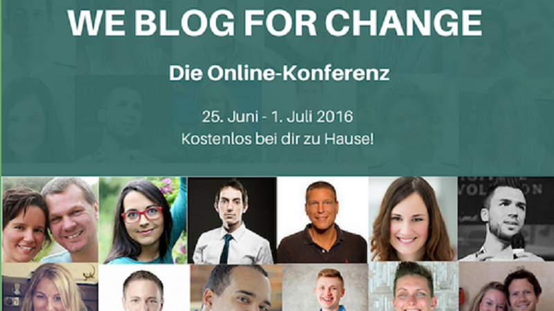 We blog for Change