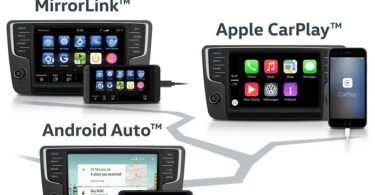 Volkswagen App Connect mit Mirror Link Apple CarPlay und Android Auto