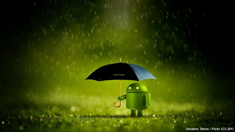 android-rain