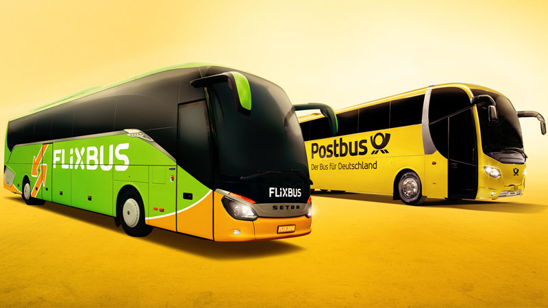 Flixbus und Postbus