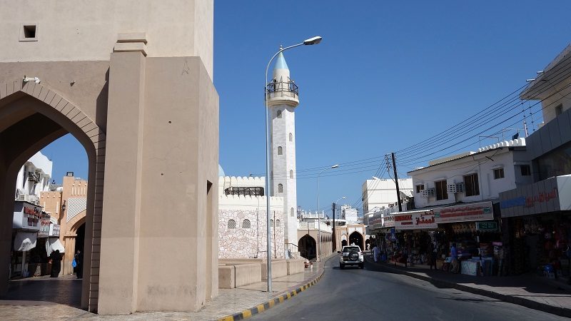 Straße in Maskat, Oman