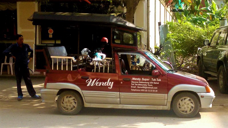 Auto Tuk Tuk in Kambodscha