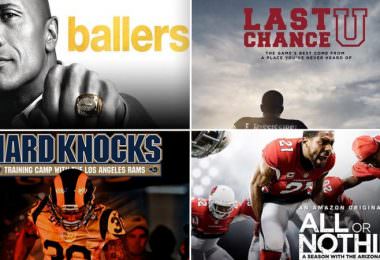 Football NFL Serien Ballers Last Chance U Hard Knocks All or Nothing