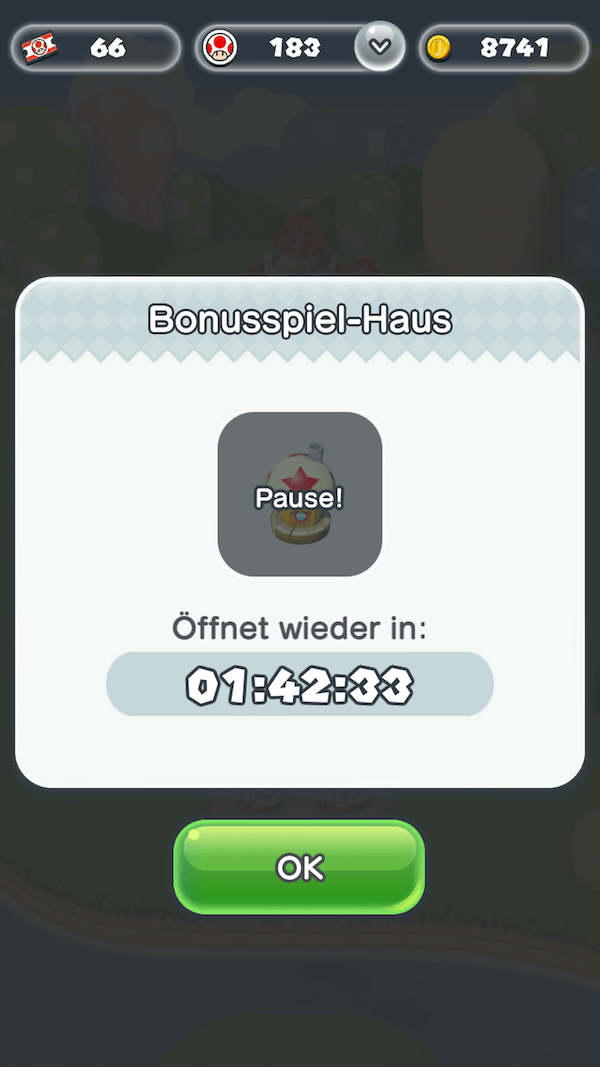 Super Mario Run Bonusspiel