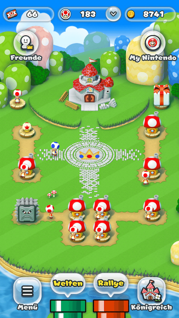 Super Mario Run Schloss