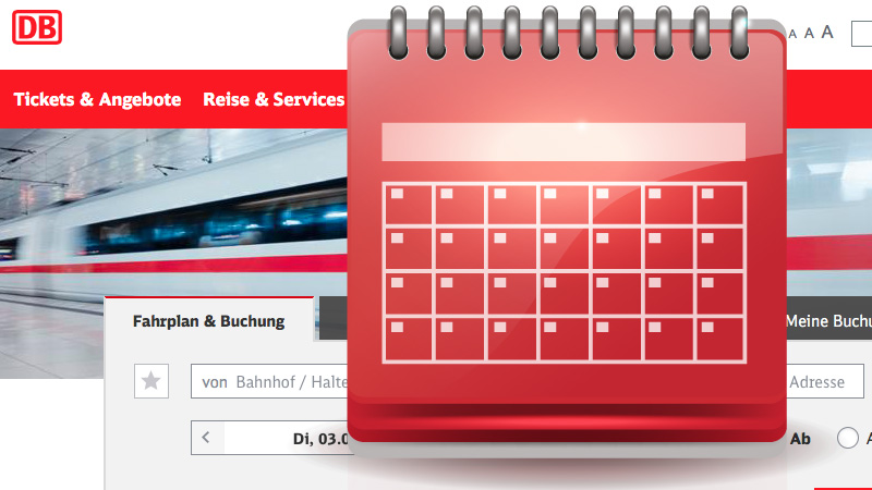 Deutsche Bahn Kalender