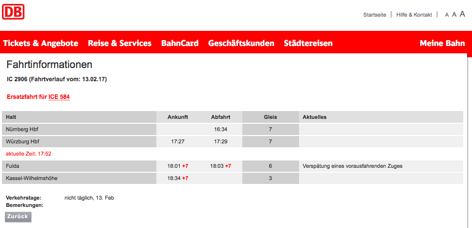 Alternative Verbindungen Deutsche Bahn