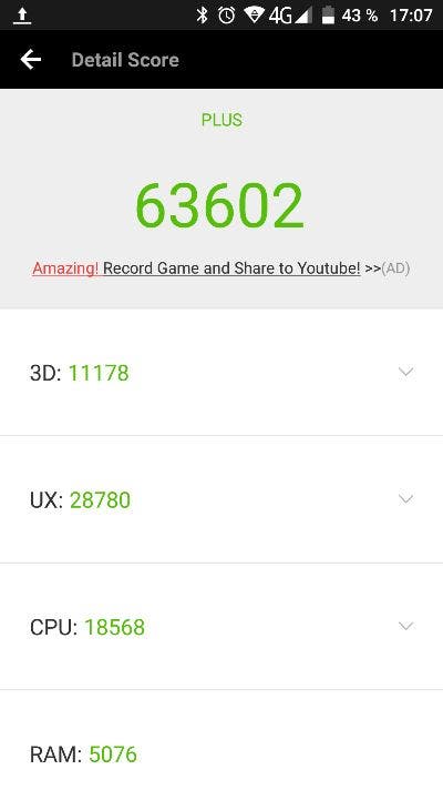 Umi Plus E Antutu Benchmark