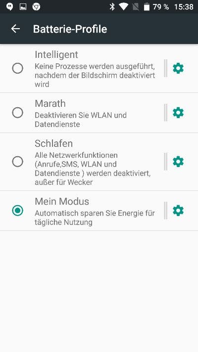 Umi Plus E Batterie-Profile