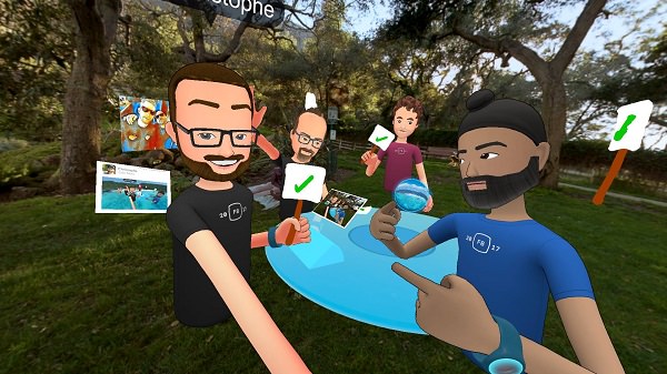 Facebook, Facebook Spaces, VR, Virtual Reality