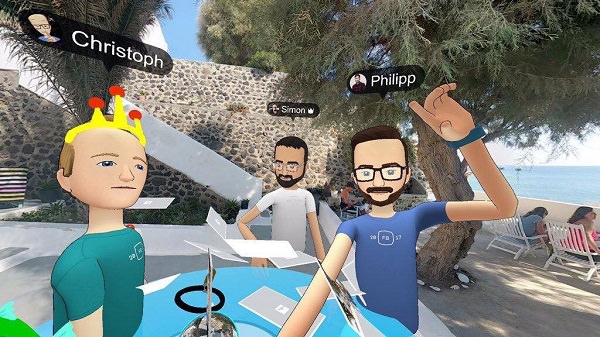 Facebook, Facebook Spaces, VR, Virtual Reality