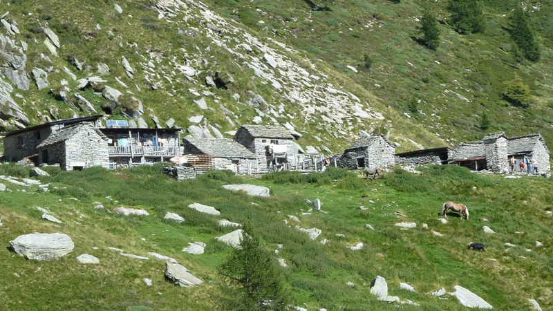 Zu den letzten Bergbauernhöfen im Tessin wandern - Alpe Nimi