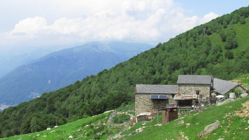 Zu den letzten Bergbauernhöfen im Tessin wandern - Alpe Cedullo