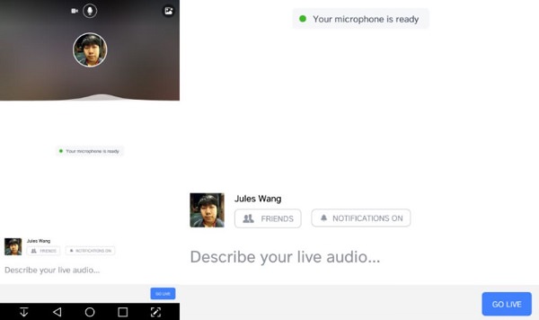 Podcast, Audio, Facebook Live Audio, Livestream, Livestreaming