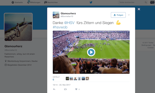 Twitter Video DFL Rechte 2