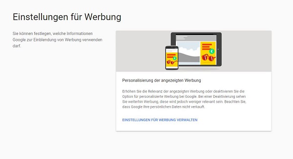 Google, Ad Tracking, Daten