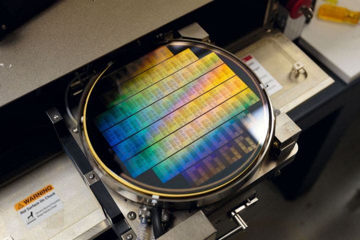 Graphen-Wafer, die aktuell von IBM getestet wird