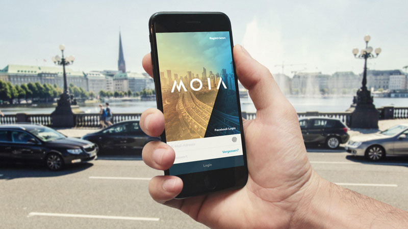 Die Vision von Moia: Per App das Shuttle rufen (Bild: Moia)