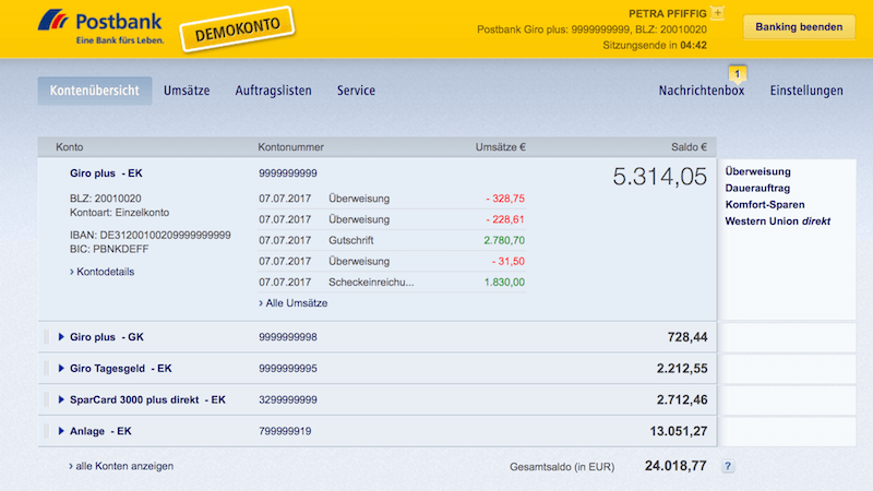 Postbank Girokonto