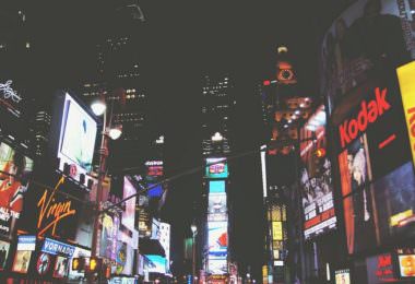 Times Square, Werbung, Anzeigen, Viewability, Sichtbarkeit
