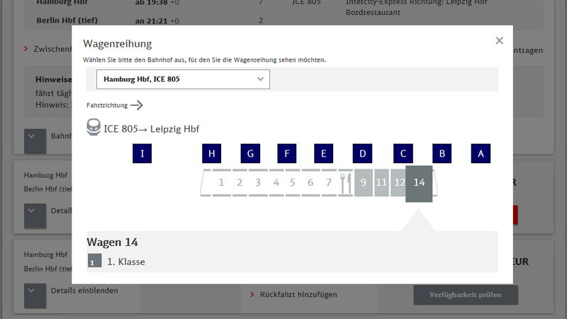 Wagenreihung (Bild: Deutsche Bahn AG)