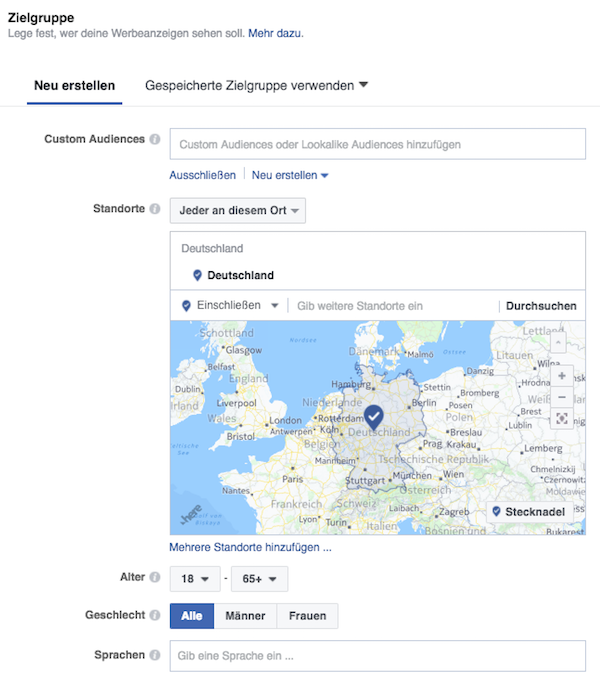 Zielgruppe Demografie