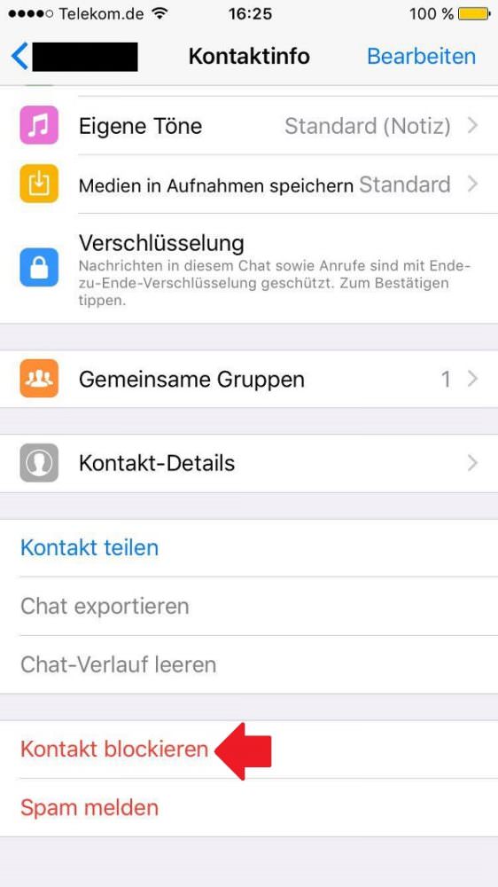 WhatsApp, Messenger, WhatsApp-Kontakte blockieren