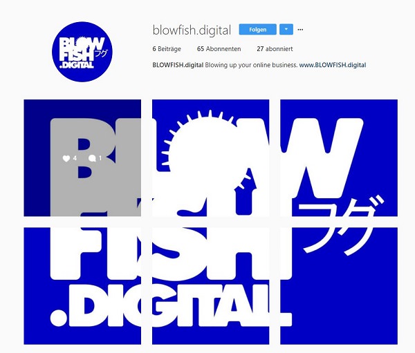 Instagram, Blowfish Digital