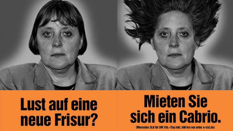 Sixt Merkel Kampagne