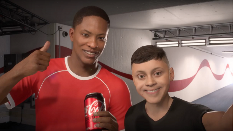 FIFA 18: Alex Hunter wirbt für Coca-Cola