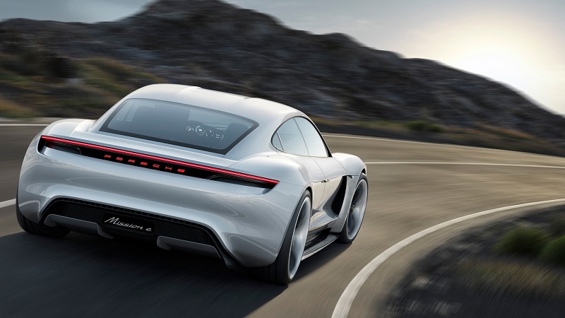 Porsche Mission E Geschwindigkeit